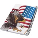 American Eagle Clip Art 5.5  x 8.5  Notebook View2