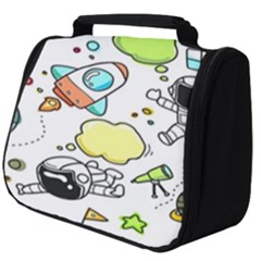 Sketch Cartoon Space Set Full Print Travel Pouch (big) by Hannah976