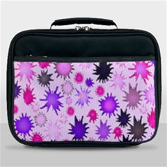 Inks Drops Black Paint Design Lunch Bag by Hannah976