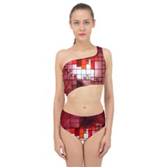 Pattern Structure Light Patterns Spliced Up Two Piece Swimsuit by Hannah976