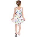 Star Random Background Scattered Kids  Sleeveless Dress View2