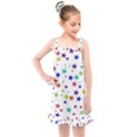 Star Random Background Scattered Kids  Overall Dress View1