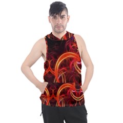 Abstract Seamless Pattern Men s Sleeveless Hoodie by Hannah976