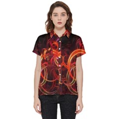 Colorful Prismatic Chromatic Short Sleeve Pocket Shirt