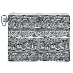 Ethno Seamless Pattern Canvas Cosmetic Bag (xxl)