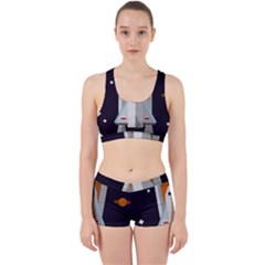 Rocket Space Universe Spaceship Work It Out Gym Set by Sarkoni
