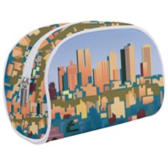 City Buildings Urban Dawn Make Up Case (medium) by Sarkoni