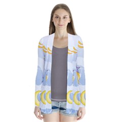 Science Fiction Outer Space Drape Collar Cardigan by Sarkoni