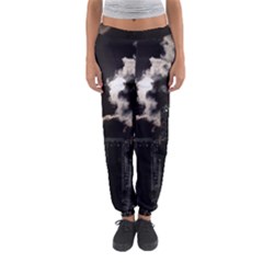 City Night Moon Skyline Skyscraper Women s Jogger Sweatpants by Grandong