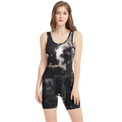 City Night Moon Skyline Skyscraper Women s Wrestling Singlet by Grandong