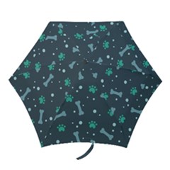 Bons Foot Prints Pattern Background Mini Folding Umbrellas by Grandong