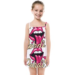 Music Hip Hop Text Black White 3d Kids  Summer Sun Dress