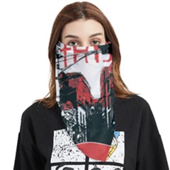 Cars City Fear This Poster Face Covering Bandana (triangle) by Sarkoni