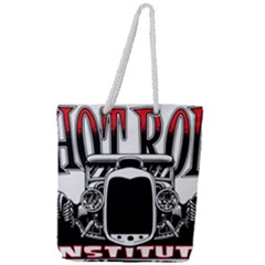 Vintage Car Hot Rod Motor Vehicle Full Print Rope Handle Tote (large) by Sarkoni