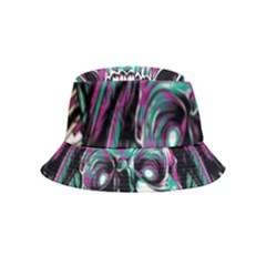 Anarchy Skull And Birds Inside Out Bucket Hat (kids) by Sarkoni