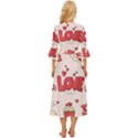 Hand Drawn Valentines Day Element Collection Midsummer Wrap Dress View4