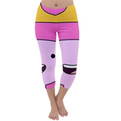 Adventure Time Princess Bubblegum Capri Winter Leggings  by Sarkoni