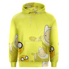 Adventure Time Jake The Dog Finn The Human Artwork Yellow Men s Core Hoodie by Sarkoni