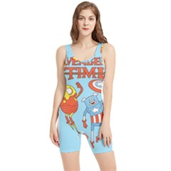 Adventure Time Avengers Age Of Ultron Women s Wrestling Singlet by Sarkoni