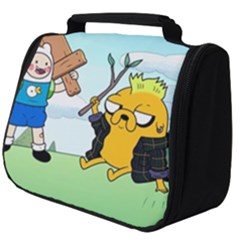 Adventure Time Finn And Jake Cartoon Network Parody Full Print Travel Pouch (big) by Sarkoni