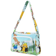 Adventure Time Finn And Jake Cartoon Network Parody Front Pocket Crossbody Bag by Sarkoni