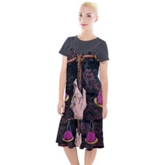 Jujutsu Kaisen Heart Design Heart Psychedelic Anime Hands Camis Fishtail Dress by Sarkoni