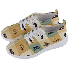 Egyptian Flat Style Icons Men s Lightweight Sports Shoes by Bedest