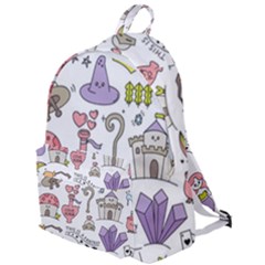 Fantasy Things Doodle Style Vector Illustration The Plain Backpack by Bedest