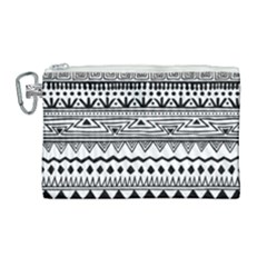 Boho Style Pattern Canvas Cosmetic Bag (large) by Bedest