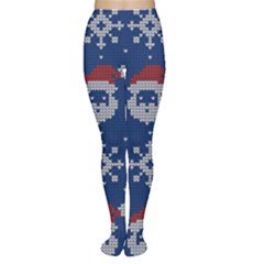 Santa Clauses Wallpaper Tights