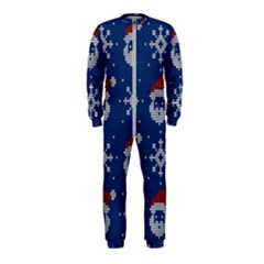 Santa Clauses Wallpaper Onepiece Jumpsuit (kids)