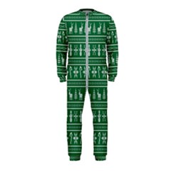 Wallpaper Ugly Sweater Backgrounds Christmas Onepiece Jumpsuit (kids)