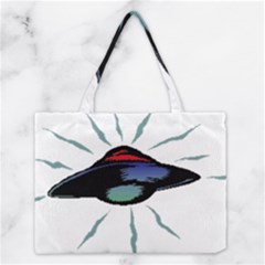 Alien Unidentified Flying Object Ufo Medium Tote Bag by Sarkoni