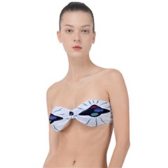 Alien Unidentified Flying Object Ufo Classic Bandeau Bikini Top  by Sarkoni