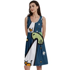 Ufo Alien Unidentified Flying Object Classic Skater Dress by Sarkoni