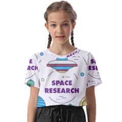 Unidentified Flying Object Ufo Space Outer Kids  Basic T-shirt by Sarkoni