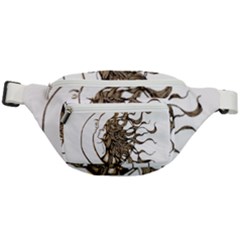 Psychedelic Art Drawing Sun And Moon Head Fictional Character Fanny Pack by Sarkoni