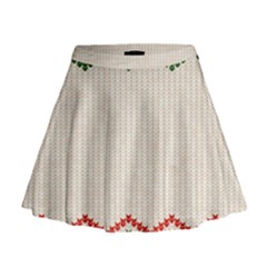 Merry Christmas Happy New Year Mini Flare Skirt by artworkshop