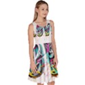 Graffiti Love Knee Length Skater Dress With Pockets View3