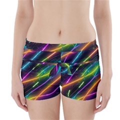 Vibrant Neon Dreams Boyleg Bikini Wrap Bottoms by essentialimage