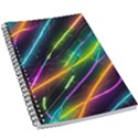 Vibrant Neon Dreams 5.5  x 8.5  Notebook View1