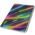 Vibrant Neon Dreams 5.5  x 8.5  Notebook View2