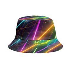 Vibrant Neon Dreams Inside Out Bucket Hat by essentialimage