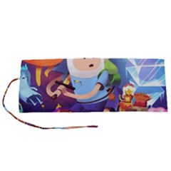 Cartoon Adventure Time Finn Princess Bubblegum Lumpy Space Roll Up Canvas Pencil Holder (s)