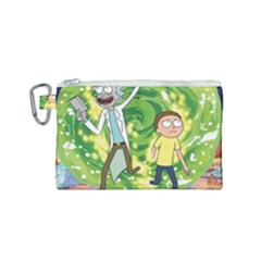 Rick And Morty Adventure Time Cartoon Canvas Cosmetic Bag (small) by Bedest