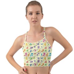 Seamless Pattern Musical Note Doodle Symbol Mini Tank Bikini Top by Hannah976