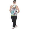 Seamless Pattern Vector With Funny Robots Cartoon Men s Sleeveless Hoodie View2