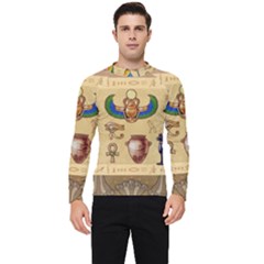 Egypt Horizontal Illustration Men s Long Sleeve Rash Guard by Hannah976