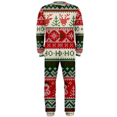 Ugly Sweater Merry Christmas  Onepiece Jumpsuit (men)