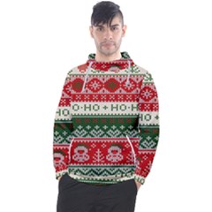 Ugly Sweater Merry Christmas  Men s Pullover Hoodie